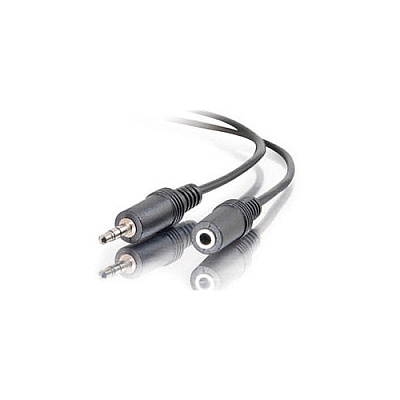 C2G 1.5ft. 3.5mm Stereo Audio Ext. Cbl M/f (40405)