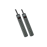 Minuteman UPS 2-pack Strips 241 Joules 3-ft Cord (MMS362P)