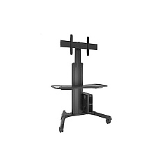 Chief Manufacturing Large Fusion Cart Manual Adjustable, Blk (LPAUB)