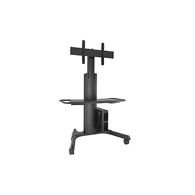 Chief Manufacturing Large Fusion Cart Manual Adjustable, Blk (LPAUB)