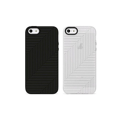 Belkin Case,si,iphn5,matte,flex 2pk,blktop/clr (F8W130TTC002)