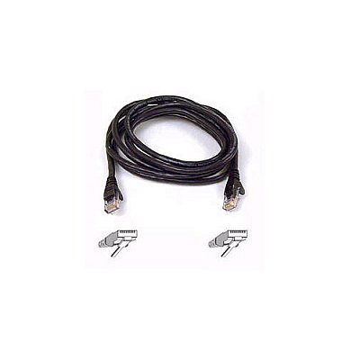 Belkin 10ft. Rj45 Fastcat 5e Patch Cbl,snagless (A3L85010BLKS)