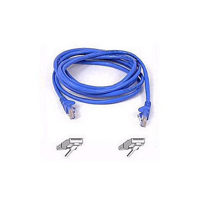 Belkin Cat5e Molded Patch Cable; Rj45 M/m Blue (A3L79125BLUM)