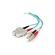 Leviton 7m Lc-sc 50/125 Mm Om4 Fiber Cable 23ft (01146)