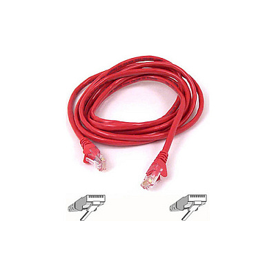 Belkin Cat6 Patch Cable Rj45m/rj45m 50ft Red (A3L98050REDS)