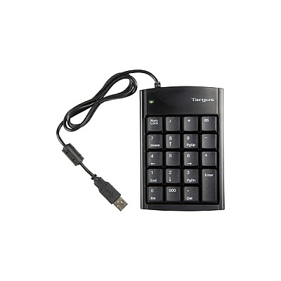 Targus Mini Keypad Usb 19 Keys Black (PAUK10U)