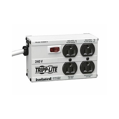 Tripp Lite Surge Suppressor Ac 220/240 V 4 Outlets (ISOBAR4/220)