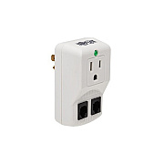 Tripp Lite 1-outlet Travel Surge Plug-in 1080j Rj11 (TRAVELCUBE)
