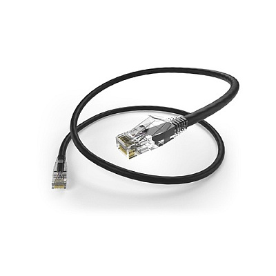 Uncommonx 20ft Black Cat6 Clearfit Patch Cable (10065)
