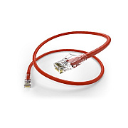 Uncommonx 1ft Red Cat6 Clearfit Patch Cable (10098)