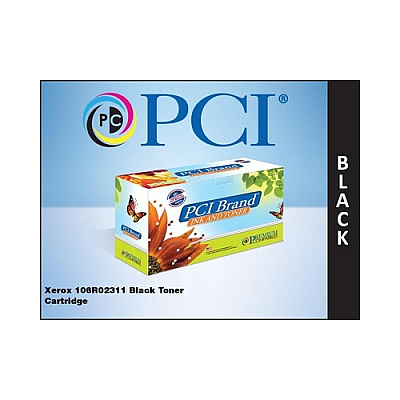 PCI Brand Compatible Xerox 106r02311 Black Toner Cartridge 5000 Page Yield For Xerox 3315/3315dn/3325/3325dni (106R02311PCI)