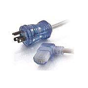 C2G 8ft 16awg Hsptl Pwr Cbl, 5-15p-c13r Clr (48046)