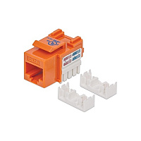 Intellinet Cat6 Orange Keystone Jack Utp (210775)