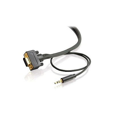 C2G 35ft Flexima Hd15 3.5mm M/m Svga (28253)