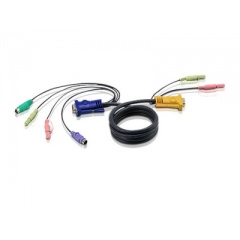 Aten Ps/2 Kvm Cable W/audio 3ft (2L5301P)