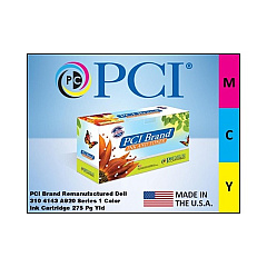 PCI Brand Remanufactured Dell T0530 310-4143 Tri-color Ink Cartridge 275 Page Yield For Dell 720 Dell 920 Dell A720 Dell A921 Made In The Usa (3104143PC)