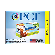 PCI Brand Compatible Dell Pn124 310-9062 Xl Yellow Toner Cartridge 2000 Page Xl-yield For Dell 1320/1320c/1320cn/dell Ku054 Made In The Usa (3109062PC)