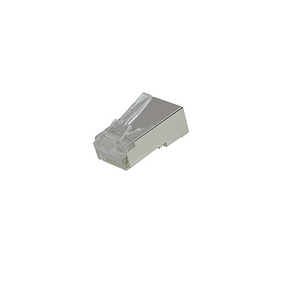Weltron Cat6 Rj45 Shielded Modular Plug 100pack (447518C6SH)