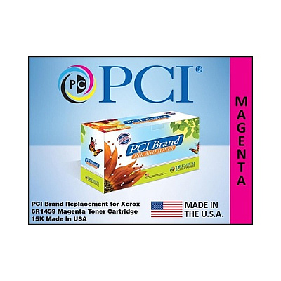 PCI Brand Eco-friendly Reman Xerox 6r01459 6r1459 Magenta Toner Cartridge 15k For Xerox Workcentre 7120, 7120t, 7125, 7125t, 7220, 7220t, 7225, 7225t (6R01459PCI)