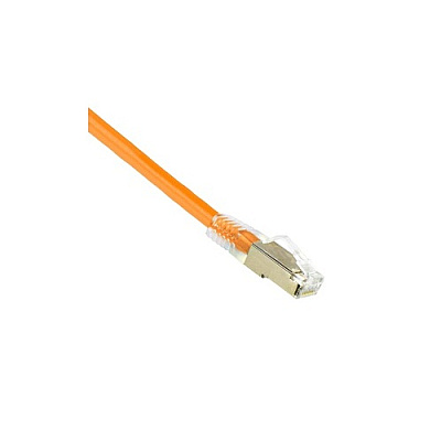 Weltron 10ft Orange Booted Cat6a Stp Patch Cable (90C6ABS10OR)