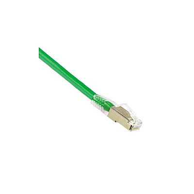 Weltron 7ft Green Booted Cat6a Stp Patch Cable (90C6ABS7GN)