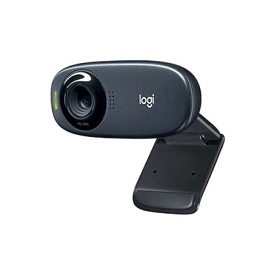 Logitech C310 Webcam - 5 Megapixel - 30 fps - Black - USB 2.0 - 1 Pack(s) (LOG960000585)