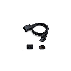 Add-On 3ft C13/c20 Pwr Cbl 100-250v 15a Bk (ADDC202C1314A3F)
