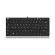 Adesso Slimtouch Mini Usb Keyboard W/ 2 Usb Hub (AKB510HB)