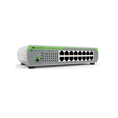 Allied Telesis 16-port 10/100tx Unmanaged Switch With (ATFS710/16E60)