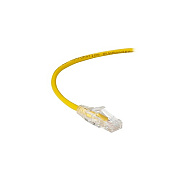 Black Box Cat6a 500-mhz Snagless 28awg Stranded Ethernet Patch Cable-unshielded (utp), Cm Pvc (rj45 M/m), Yellow, 10-ft. (3.0-m) (C6APC28YL10)