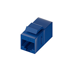 Uncommonx Cat6 Rj45 Keystone In-line Coupler, Blu (C6CPLRBLU)