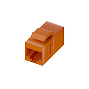 Uncommonx Cat6 Rj45 Keystone In-line Coupler, Org (C6CPLRORG)