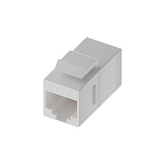 Uncommonx Cat6 Rj45 Keystone In-line Coupler, Wht (C6CPLRWHT)