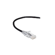 Black Box Cat6 250-mhz Snagless 28awg Stranded Ethernet Patch Cable - Unshielded (utp), Cm Pvc (rj45 M/m), Black, 12-ft. (3.7-m) (C6PC28BK12)