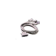 Brainboxes Quad Cable 44 Way D To 4x9 Pin (CC213)