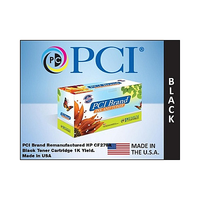 PCI Brand Eco-friendly Reman Hp 79a Cf279a Black Toner Cartridge 1000 Page Yield For Hp Laserjet Pro M12, M12a, M12w, M26, M26a, M26nw, Cf279 Printers (CF279APCI)