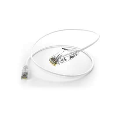 Uncommonx 20ft Cat6 Clearfit Slim Patch Cable Wht (CS6-20F-WHT)