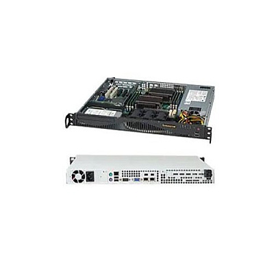 Supermicro Computer Black 1u 512 Chassis W/ 600w Pws (CSE512F600B)