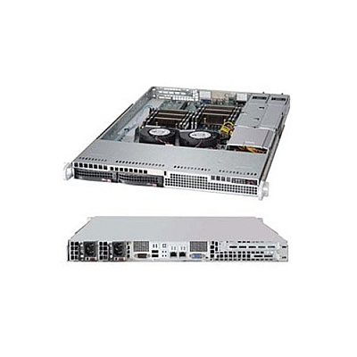 Supermicro Computer Beige,500w,4 X Fixed Hard Drive Bays (CSE813I+500)