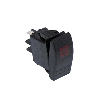 Havis Black Paddle Type Rocker Switch, 20 Amps (CSW1)