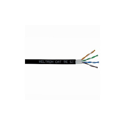 Weltron 1000ft Cat5e 350mhz Solid Utp Direct Bur (DB2404L5E)