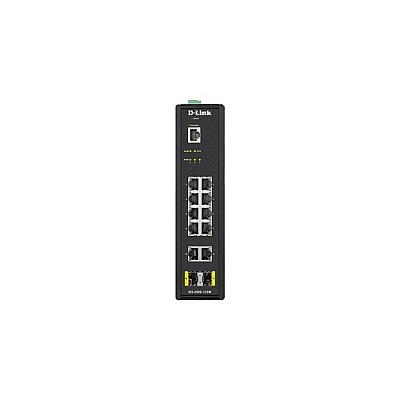 D-Link 12-point Mngd Industrial Switch Wide (DIS200G12SW)