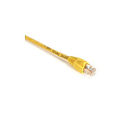 Black Box Cat5e 350-mhz Snagless Stranded Ethernet Patch Cable-unshielded(utp), Cm Pvc (rj45 M/m), Yellow, 6-ft.(1.8-m), 25-pack (NSL84000625PAK)