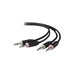 Belkin Secure Audio Switch Cable Kit, 10 Ft (F1D9016B10)