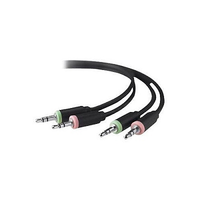 Belkin Secure Audio Switch Cable Kit, 10 Ft (F1D9016B10)