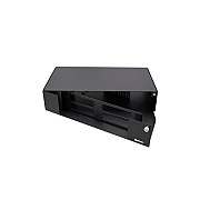 Weltron 2ru Rackmount 4 Panel Fiber Enclosure 10 (FIBRM024)
