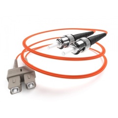 Uncommonx 15m Om1 Fiber Optic Cable Sc-st Mm (FJ6SCST-15M)