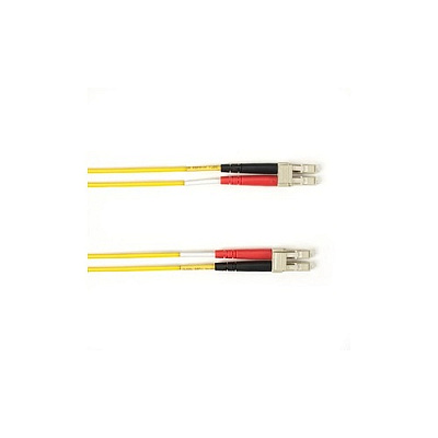 Black Box Om3 50/125 Multimode Fiber Optic Patch Cable - Ofnp Plenum, Lc To Lc, Yellow, 3-m (9.8-ft.), Gsa, Taa, Non-returnable/non-cancelable (P10003MLCLCYL)