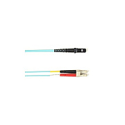 Black Box Om2 50/125 Multimode Fiber Optic Patch Cable - Ofnp Plenum, Lc To Mtrj, Aqua, 10-m (32.8-ft.), Gsa, Taa, Non-returnable/non-cancelable (P50010MLCMTAQ)