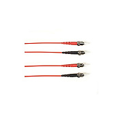 Black Box Om1 62.5/125 Multimode Fiber Optic Patch Cable - Ofnp Plenum, St To St, Red, 3-m (9.8-ft.), Gsa, Taa, Non-returnable/non-cancelable (P62003MSTSTRD)